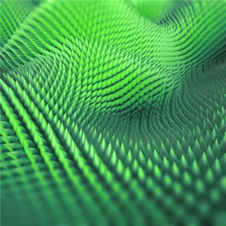 Зеленый шипы - 3D фотообои|Стереоскопические обои
