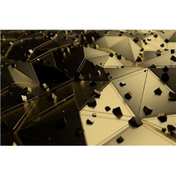 Ломаная стена - 3D фотообои|Стереоскопические обои