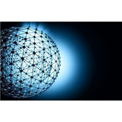 Многослойная сфера - 3D фотообои|3D фигуры