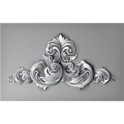 Трехмерный цветочный узор - 3D фотообои|3D паттерн