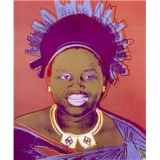Картина на холсте по фото Модульные картины Печать портретов на холсте Les Reines gouvernantes Ntombi Twala du Swaziland