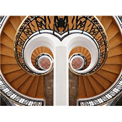 Зеркальные лестницы - 3D фотообои|Стереоскопические обои