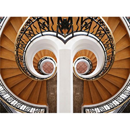 Зеркальные лестницы - 3D фотообои|Стереоскопические обои