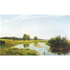 Картина на холсте по фото Модульные картины Печать портретов на холсте Пейзаж с озером