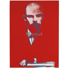 Картина на холсте по фото Модульные картины Печать портретов на холсте Ленин