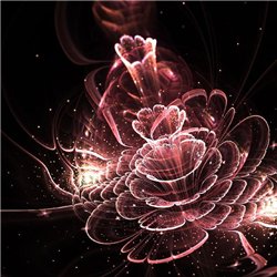 Танцующие огни - 3D фотообои|3D цветы