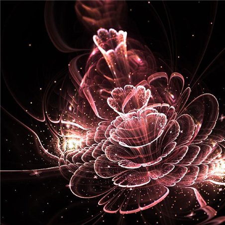 Танцующие огни - 3D фотообои|3D цветы