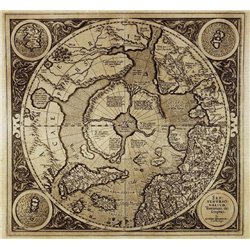 Америка - Фотообои карта мира