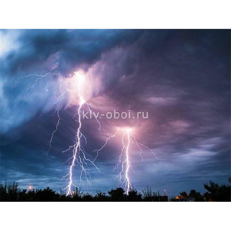 Молния - Фотообои природа