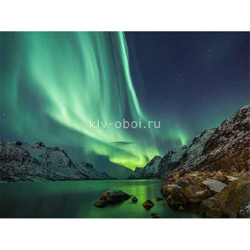 Ночь в Норвегии - Фотообои природа|озера