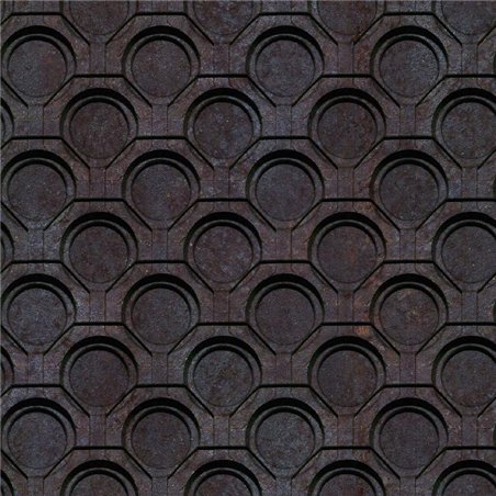 Металлическая пластина - Фотообои лофт
