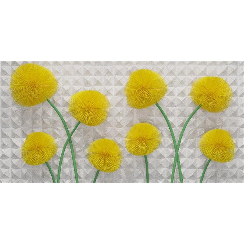 3Д одуваны - 3D фотообои|3D цветы