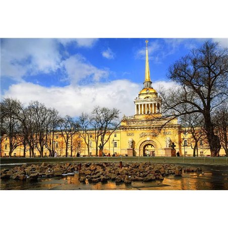 Петербургская панорама - Фотообои Современный город|Санкт-Петербург