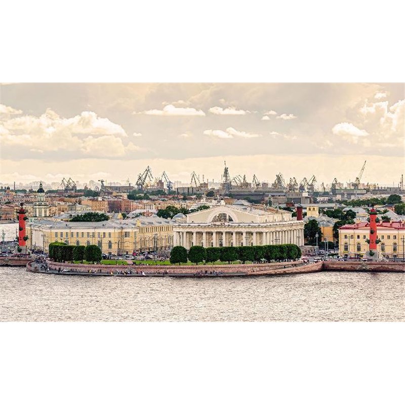 Панорама Санкт-Петербурга - Фотообои Современный город|Санкт-Петербург