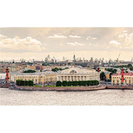 Панорама Санкт-Петербурга - Фотообои Современный город|Санкт-Петербург