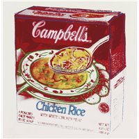 Портреты картины репродукции на заказ - Кемпбелл - Куриный суп с рисом