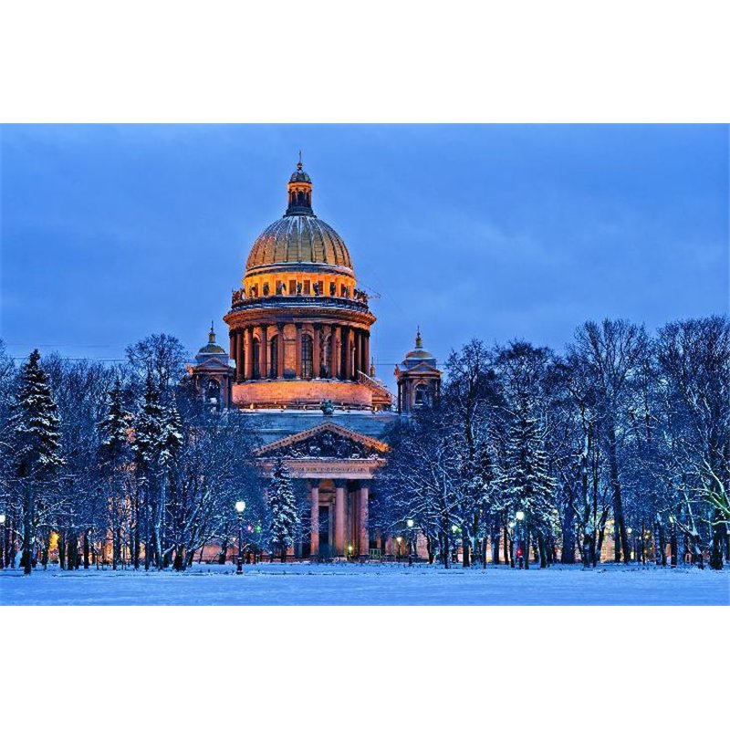 Зимний Санкт-Петербург - Фотообои Современный город|Санкт-Петербург