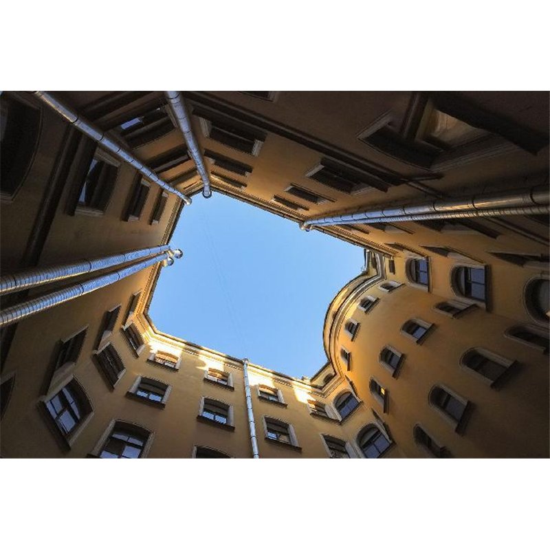 Питерский двор - Фотообои Современный город|Санкт-Петербург