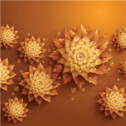 Цветы - 3D фотообои|Стереоскопические обои