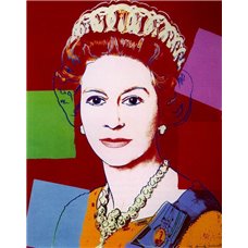 Картина на холсте по фото Модульные картины Печать портретов на холсте Королева Елизавета II