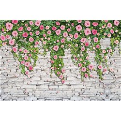 Вьющиеся цветы - 3D фотообои|3D цветы