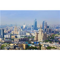 Панорама Москвы - Фотообои Современный город|Москва