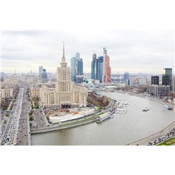 Утро в городе - Фотообои Современный город|Москва