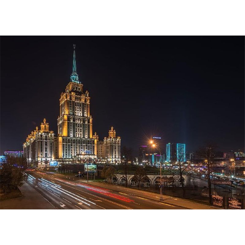 Ночная жизнь - Фотообои Современный город|Москва