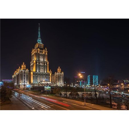 Ночная жизнь - Фотообои Современный город|Москва
