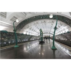 Московский метрополитен - Фотообои Современный город|Москва