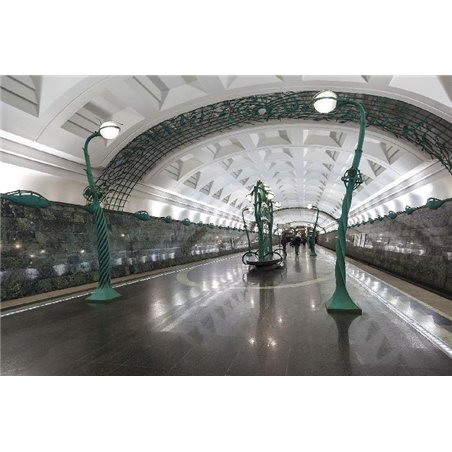 Московский метрополитен - Фотообои Современный город|Москва