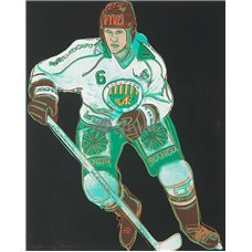 Картина на холсте по фото Модульные картины Печать портретов на холсте Хоккеист