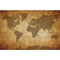 Современная карта - Фотообои карта мира