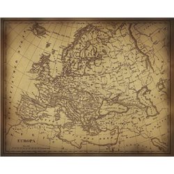 Старая Европа - Фотообои карта мира