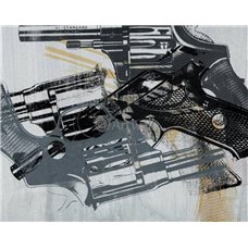 Картина на холсте по фото Модульные картины Печать портретов на холсте Пять пистолетов