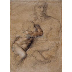 Мадонна с младенцем - Модульная картины, Репродукции, Декоративные панно, Декор стен
