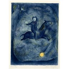 Картина на холсте по фото Модульные картины Печать портретов на холсте Арабские ночи. "Оседлав черного коня.."
