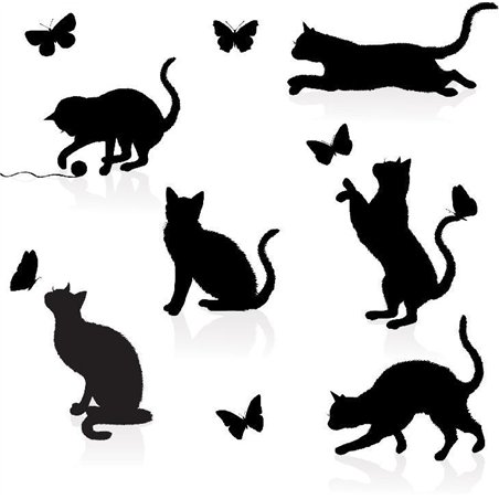 Коты - Фотообои Иллюстрации