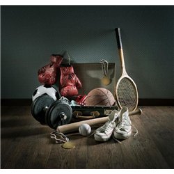 Спортивные атрибуты - Фотообои спорт