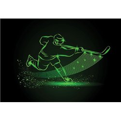 Хоккеист - Фотообои спорт