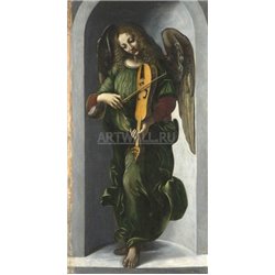 Ангел в зеленом - Модульная картины, Репродукции, Декоративные панно, Декор стен
