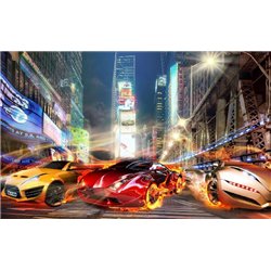 Спортивные авто - Фотообои детские