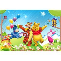 Приключения Винни Пуха - Фотообои детские