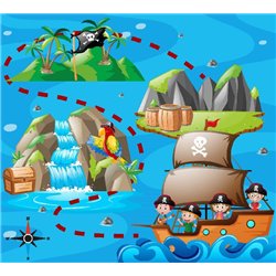 Пиратские игры - Фотообои детские