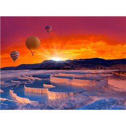Полет на закате - Фотообои природа