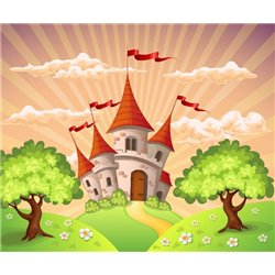 Замок на холме - Фотообои детские