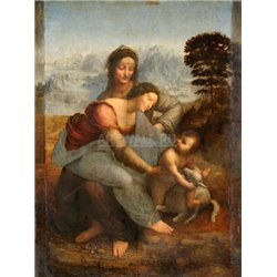 Св. Анна и Мария с младенцем - Модульная картины, Репродукции, Декоративные панно, Декор стен
