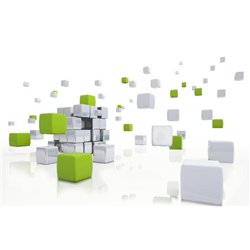 Кубы - 3D фотообои|3D фигуры