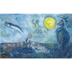 Солнце над Сен Полем - Модульная картины, Репродукции, Декоративные панно, Декор стен