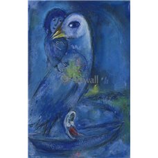 Картина на холсте по фото Модульные картины Печать портретов на холсте Синяя птица